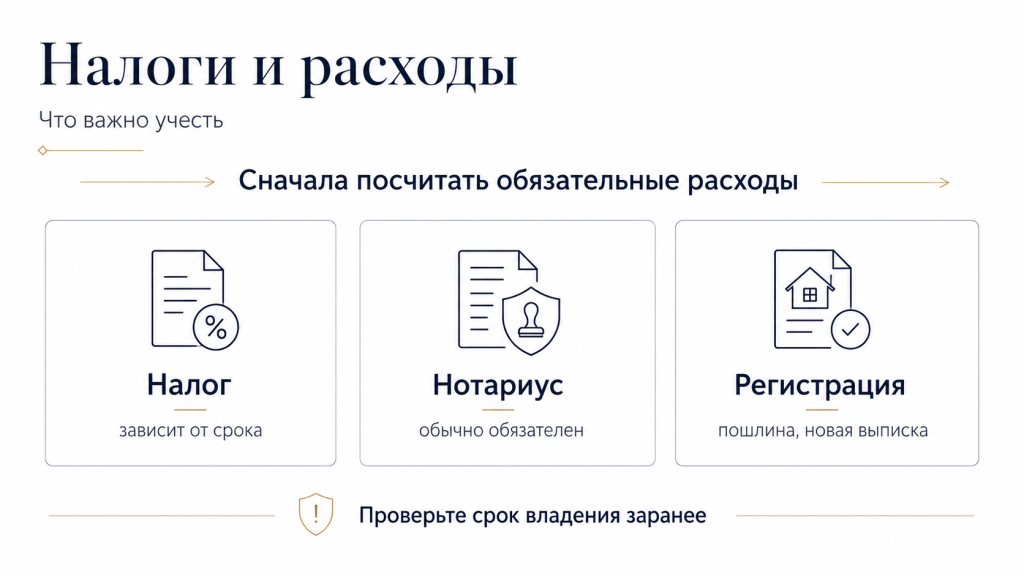 Налоги и расходы