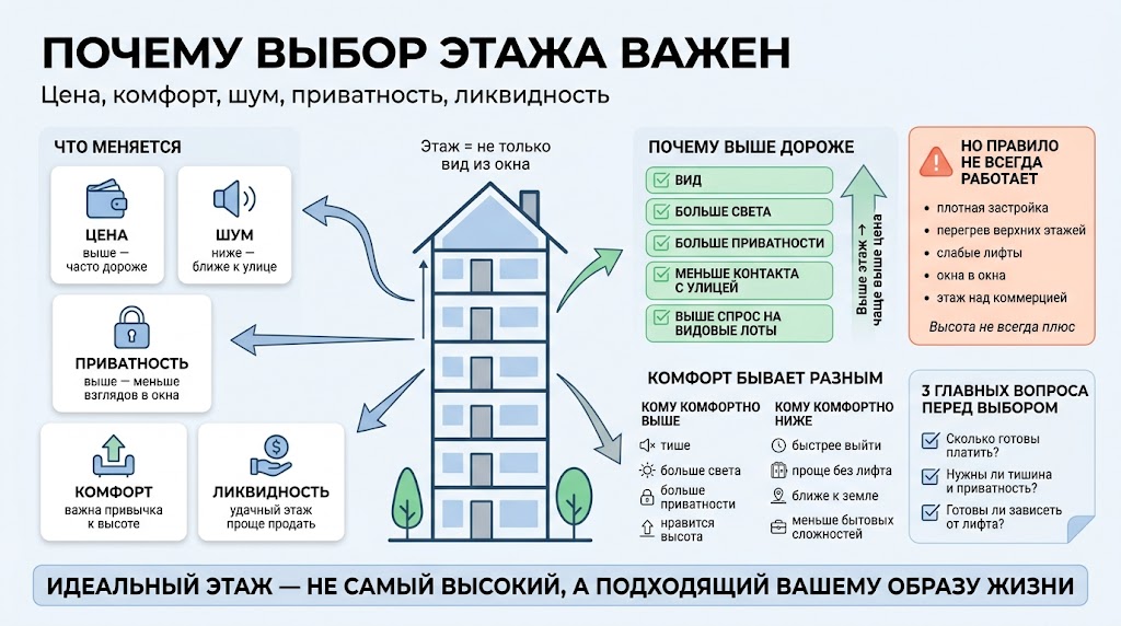 Почему выбор этажа важен