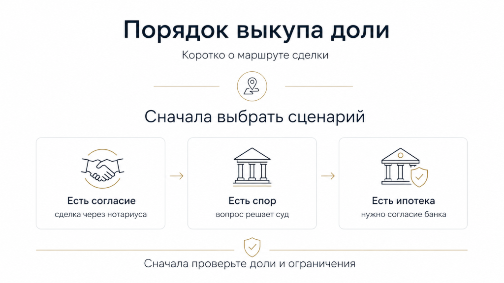 Порядок выкупа доли