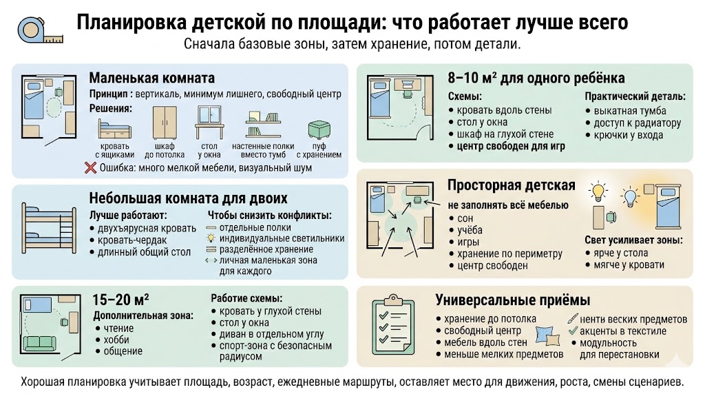 Планировка детской площади