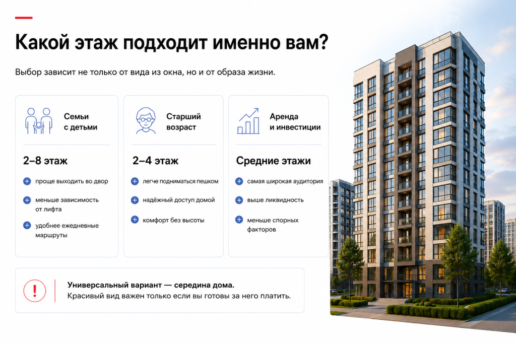 Какой этаж продходит именно вам