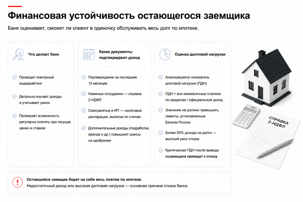 Финансовая устойчивость остающего заемщика