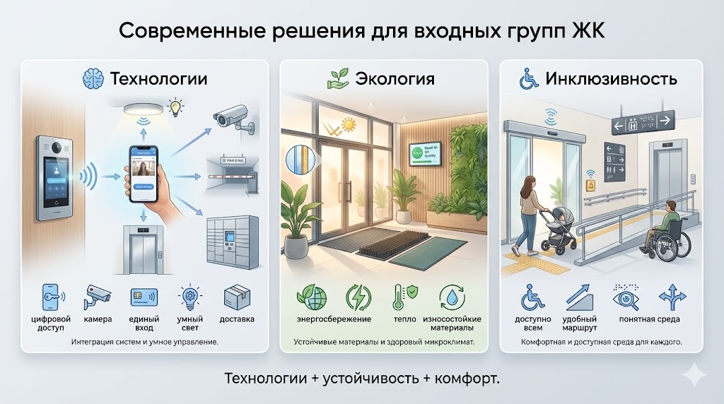 Современные решения для входных групп