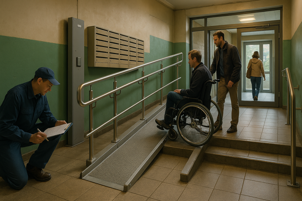 установка пандуса в многоквартирном доме