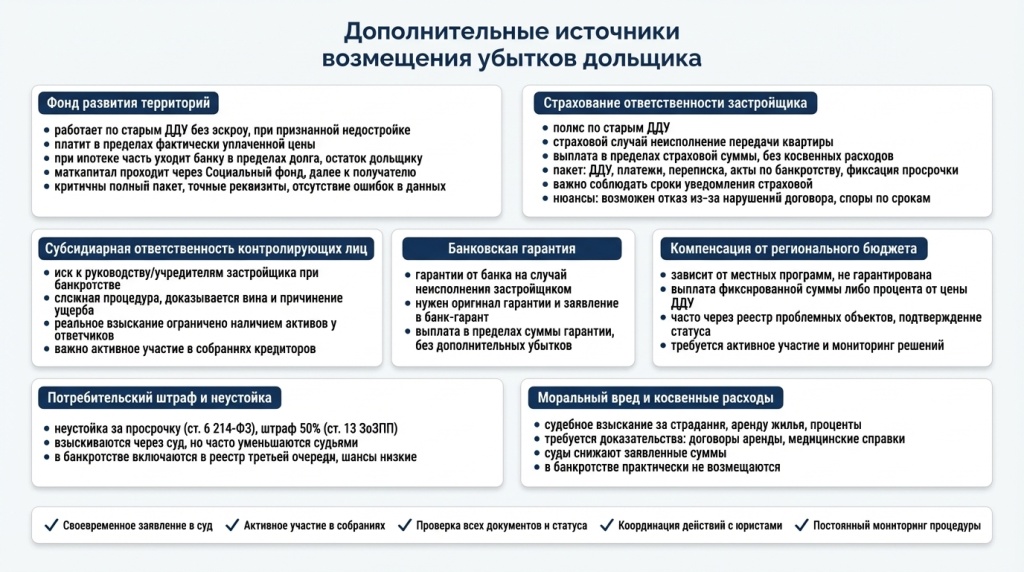 что делать при банкротстве застройщика